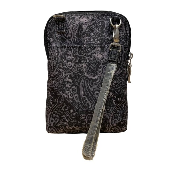 Baggallini Women’s Black Paisley RFID-Blocking Wristlet Wallet Size S - Picture 3 of 13